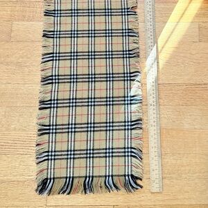 Classic Tan Plaid Scarf